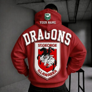 Auspiritmerch St. George Illawarra Dragons Premium Hoodie Personalized Gift For Fan