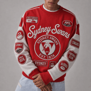 Auspiritmerch Sydney Swans Sweatshirt Custom Name Daily Casual Fashion