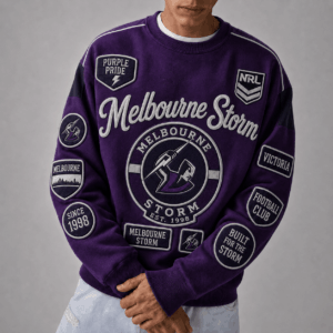 Auspiritmerch Melbourne Storm Sweatshirt Custom Name Daily Casual Fashion