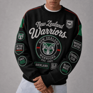 Auspiritmerch New Zealand Warriors Sweatshirt Custom Name Daily Casual Fashion