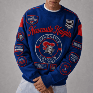 Auspiritmerch Newcastle Knights Sweatshirt Custom Name Daily Casual Fashion