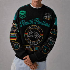 Auspiritmerch Penrith Panthers Sweatshirt Custom Name Daily Casual Fashion