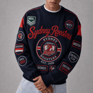 Auspiritmerch Sydney Roosters Sweatshirt Custom Name Daily Casual Fashion