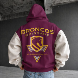 Auspiritmerch Brisbane Broncos Premium Hoodie Custom Name Gift For Fan