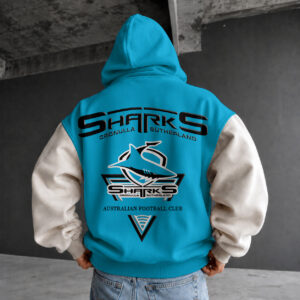 Auspiritmerch Cronulla-Sutherland Sharks Premium Hoodie Custom Name Gift For Fan