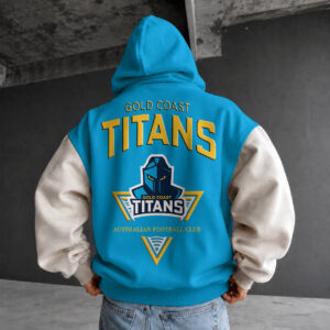 Auspiritmerch Gold Coast Titans Premium Hoodie Custom Name Gift For Fan