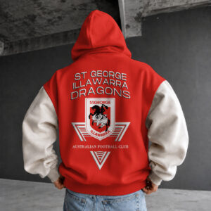 Auspiritmerch St. George Illawarra Dragons Premium Hoodie Custom Name Gift For Fan
