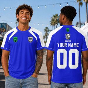 Auspiritmerch Canterbury-Bankstown Bulldogs Premium 2026 T-Shirt Custom Name Gift For Fan