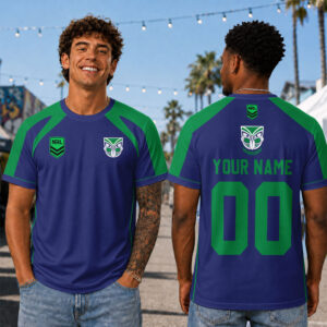 Auspiritmerch New Zealand Warriors Premium 2026 T-Shirt Custom Name Gift For Fan