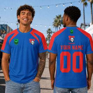 Auspiritmerch Newcastle Knights Premium 2026 T-Shirt Custom Name Gift For Fan