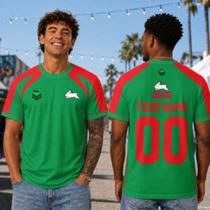 Auspiritmerch South Sydney Rabbitohs Premium 2026 T-Shirt Custom Name Gift For Fan