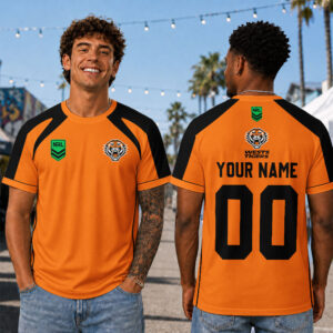 Auspiritmerch Wests Tigers Premium 2026 T-Shirt Custom Name Gift For Fan