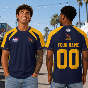 Auspiritmerch Adelaide Crows Premium 2026 T-Shirt Custom Name Gift For Fan