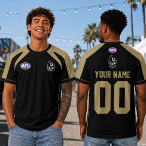 Auspiritmerch Collingwood Magpies Premium 2026 T-Shirt Custom Name Gift For Fan