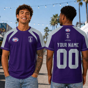 Auspiritmerch Fremantle Dockers Premium 2026 T-Shirt Custom Name Gift For Fan