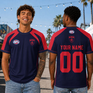 Auspiritmerch Melbourne Demons Premium 2026 T-Shirt Custom Name Gift For Fan