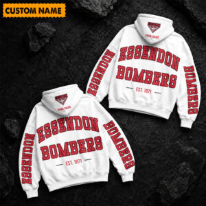 Auspiritmerch Essendon Hoodie Custom Name Gift For Fan