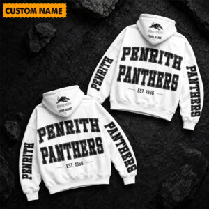 Auspiritmerch Penrith Panthers Hoodie Custom Name Gift For Fan