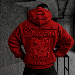 Auspiritmerch St. George Illawarra Dragons Premium Hoodie Personalized Gift For Fan