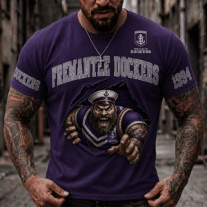 Auspiritmerch Fremantle Dockers 2026 Premium T-Shirt Custom Name Gift For Fan