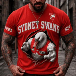 Auspiritmerch Sydney Swans 2026 Premium T-Shirt Custom Name Gift For Fan
