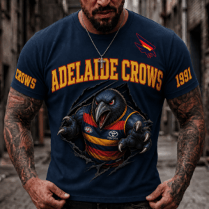 Auspiritmerch Adelaide Crows 2026 Premium T-Shirt Custom Name Gift For Fan