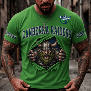 Auspiritmerch Canberra Raiders 2026 Premium T-Shirt Custom Name Gift For Fan