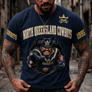 Auspiritmerch North Queensland Cowboys 2026 Premium T-Shirt Custom Name Gift For Fan