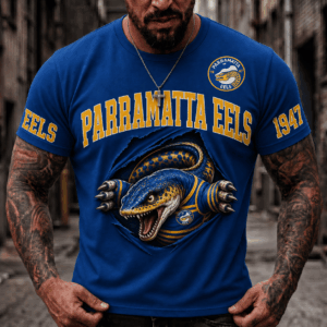 Auspiritmerch Parramatta Eels 2026 Premium T-Shirt Custom Name Gift For Fan