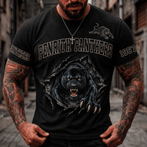 Auspiritmerch Penrith Panthers 2026 Premium T-Shirt Custom Name Gift For Fan
