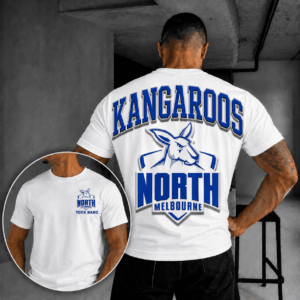 Auspiritmerch North Melbourne Casual T-Shirt Custom Name Gift For Fan
