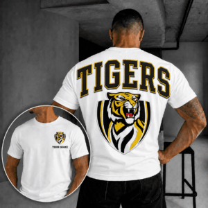 Auspiritmerch Richmond Tigers Casual T-Shirt Custom Name Gift For Fan