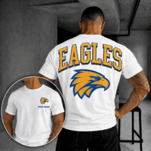 Auspiritmerch West Coast Eagles Casual T-Shirt Custom Name Gift For Fan