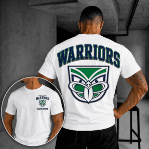 Auspiritmerch New Zealand Warriors Casual T-Shirt Custom Name Gift For Fan