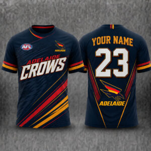 Auspiritmerch Adelaide Crows Premium 2026 T-Shirt Custom Name Gift For Fan