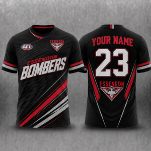 Auspiritmerch Essendon Premium 2026 T-Shirt Custom Name Gift For Fan
