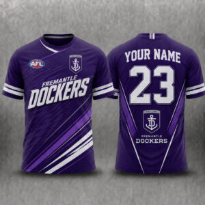 Auspiritmerch Fremantle Dockers Premium 2026 T-Shirt Custom Name Gift For Fan