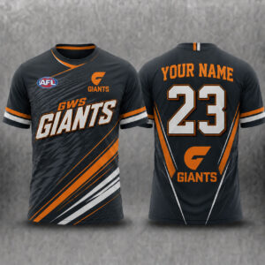 Auspiritmerch GWS Giants Premium 2026 T-Shirt Custom Name Gift For Fan