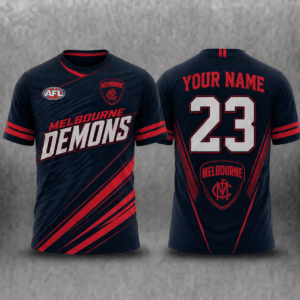 Auspiritmerch Melbourne Demons Premium 2026 T-Shirt Custom Name Gift For Fan