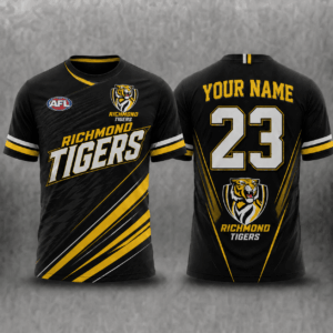 Auspiritmerch Richmond Tigers Premium 2026 T-Shirt Custom Name Gift For Fan