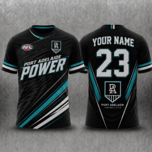Auspiritmerch Port Adelaide Premium 2026 T-Shirt Custom Name Gift For Fan