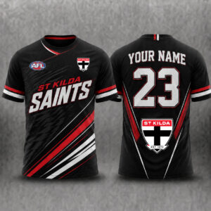 Auspiritmerch St Kilda Saints Premium 2026 T-Shirt Custom Name Gift For Fan