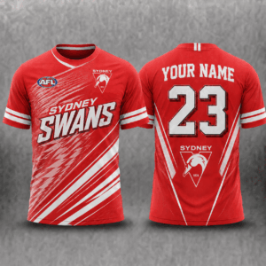 Auspiritmerch Sydney Swans Premium 2026 T-Shirt Custom Name Gift For Fan
