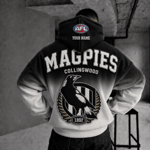Auspiritmerch Collingwood Magpies Custom Name 2026 Hoodies Gift For Fan