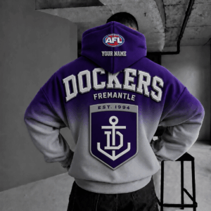 Auspiritmerch Fremantle Dockers Custom Name 2026 Hoodies Gift For Fan