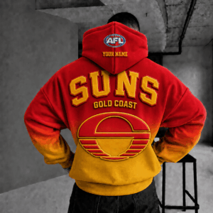 Auspiritmerch Gold Coast Suns Custom Name 2026 Hoodies Gift For Fan