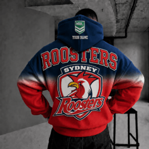 Auspiritmerch Sydney Roosters Custom Name 2026 Hoodies Gift For Fan