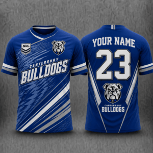 Auspiritmerch Canterbury-Bankstown Bulldogs Premium 2026 T-Shirt Custom Name Gift For Fan