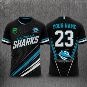 Auspiritmerch Cronulla-Sutherland Sharks Premium 2026 T-Shirt Custom Name Gift For Fan
