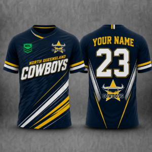 Auspiritmerch North Queensland Cowboys Premium 2026 T-Shirt Custom Name Gift For Fan